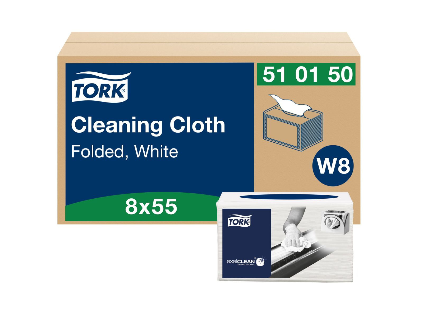 Czyściwo TORK 510150 Wielozadaniowe 8x A55 White